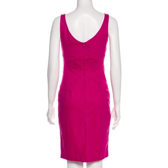Diane Von Furstenberg, Fushia Sheath Dress, size 0 - Picture 4 of 15